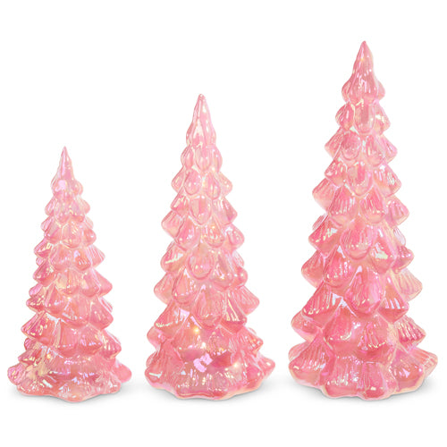 Raz Set of 2 Iridescent Lighted Glass Christmas Trees, Raz Imports, Raz  Christmas, Christmas home decor, Christmas figure