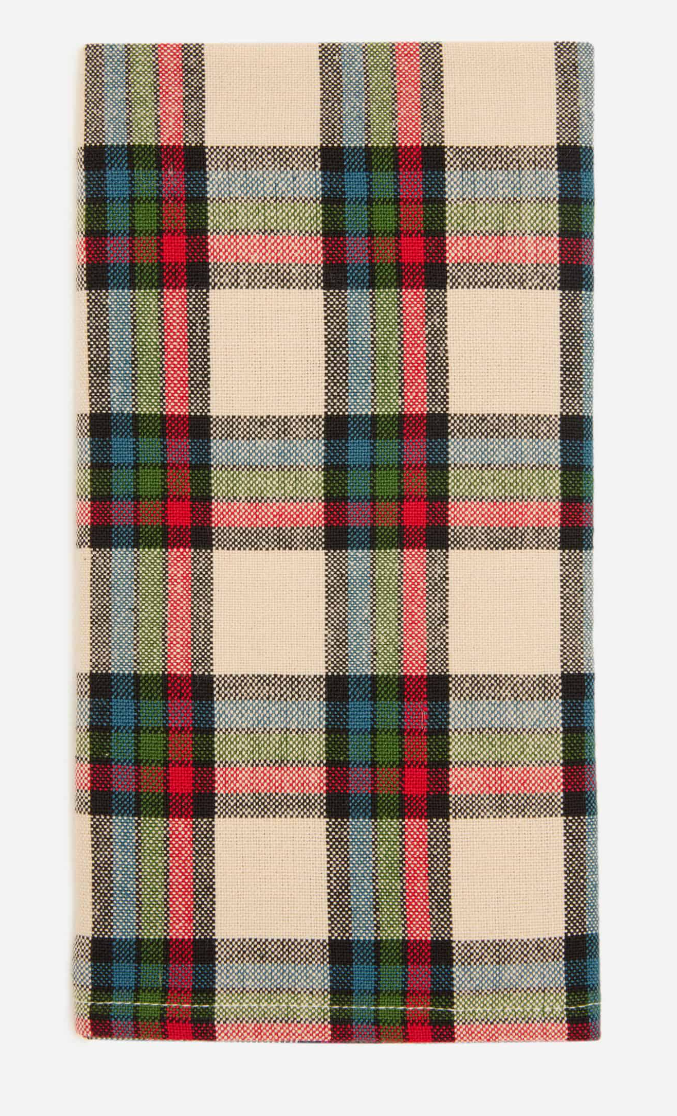 Chiapas Plaid Kitchen Towel